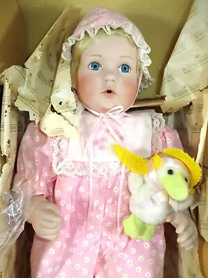#36 Boxed Ashton Drake Galleries Porcelain Doll Molly The Summer Baby  • $4.99