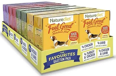 NATUREDIET Feel Good Selection Pack Complete Wet Food 390g (Pack Of 16) Single • £24.94