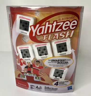 Electronic Yahtzee Flash Game ~ Hasbro ~ NEW • $20.54
