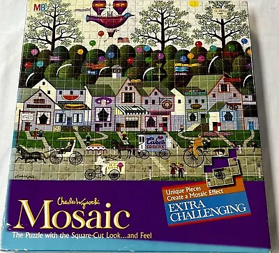 CHARLES WYSOCKI Confection Street MB Mosaic Jigsaw Puzzle 4290-3 NEW • $24.12