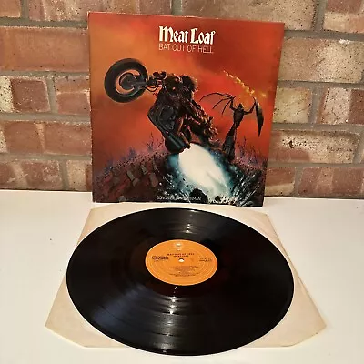 MEAT LOAF Bat Out Of Hell LP 1977 Rock Pop Epic Records Vinyl Record • £9.99