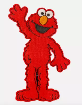 ELMO - SESAME STREET TV SHOW - Embroidered Iron On/ Sew-On Patch - NEW • $4.95