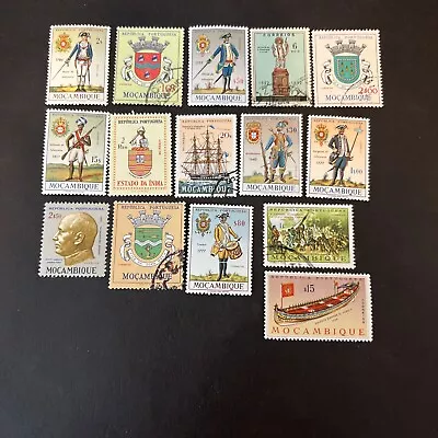 15 Mocambique Portugal & Colonies M/U Stamps- Lot A-73307 • $1.19