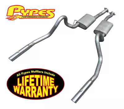 1999-2004 Mustang GT 4.6 Pypes SFM27V Cat Back Exhaust Violator Mufflers & Tips • $472.75