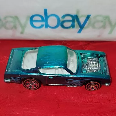 Vintage 1967 Hot Wheels Redline Barracuda KING KUDA DCC Plymouth - Chrome Green • $21