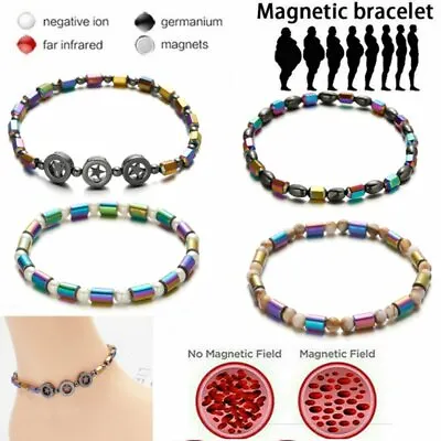 Magnetic Anklet Bracelet Therapy Weight Loss Arthritis Health Pain Relief Women • $1.73