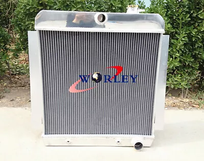 4 ROW ALUMINUM RADIATOR For 1955-1959 CHEVY PICK UP TRUCK V8 56 1957 1958 PICKUP • $253