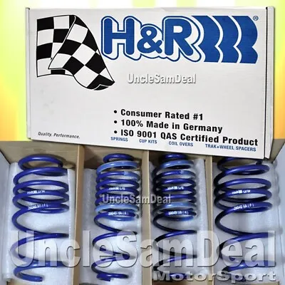 H&r Lowering Sport Springs For 05-11 Volvo V50 Wagon Fwd Only 1.4 F 1.4 R Drop • $291.80