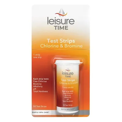 Leisure Time Bromine & Chlorine Test Strips Spa And Hot Tub • $16.47