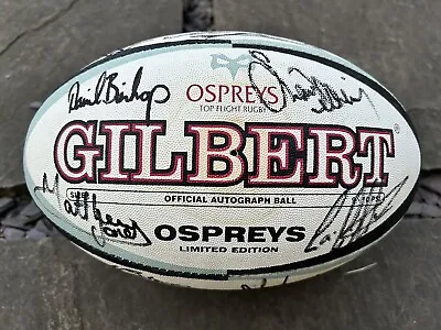 £100 • Buy Official Ospreys Signed Rugby Ball Circa 2005 Memorabilia (Shane Williams Wales)