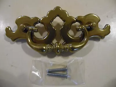 Metal Brass Finish Cabinet Dresser Desk Door/Door Batwing Bail Pull  • $5.99