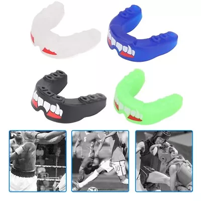 Air Gel Gum Shield Mouth Guard Boxing MMA Adult/Child  Boxing • £2.53