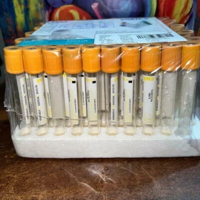 $99.96 • Buy Acd Solution Tube 6 ML Vacutainer Blood Collection  0.16X100 Mm ( Pack Of 100 )