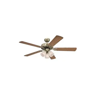 Westinghouse 52In Vintage Brass Indoor Ceiling Fan • $136.99