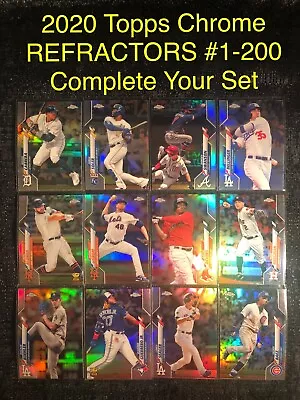 2020 Topps Chrome REFRACTOR Card You Pick Complete Your Set PYC ROOKIE CARDS • $1.25