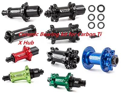 J&L Ceramic Bearing*6pc Kit For Carbon Ti X-HUB ROAD SP/DISC/SL DISC/Boost/Qr12 • $23.99