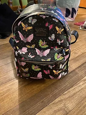 Loungefly Pokemon Winged Mini Backpack Flying Butterfly Pre-Owned Good Condition • $35