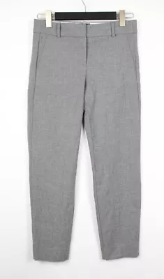J. CREW Women's 365 Cameron Heather Graphite Slim Crop Ankle Dress Pants Size 4 • $33.96