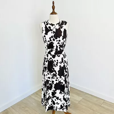 $69.95 • Buy Country Road Womens Maxi Dress Cow Animal Print Brown White Size 10