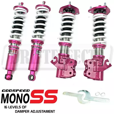 For 89-94 240SX S13 180SX Godspeed MonoSS Damper Coilovers Suspension Camber Pl • $675