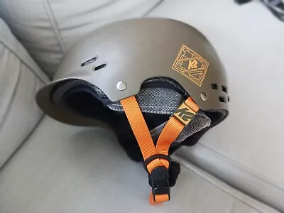 K2 Khaki Green Snowboarding Helmet Size Medium • $74.59