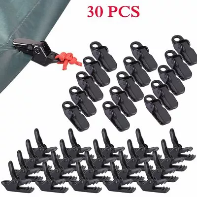 $8.17 • Buy 30PCS Camping Awning Canopy Clamp Tarp Clip For Car Boat Cover Emergency Tent