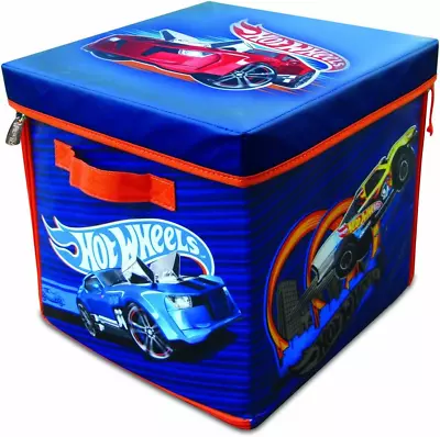 Hot Wheels Zipbin Playmat Storage Box Storage For 300 Car Toy Chest Ages 3+ • £33.95