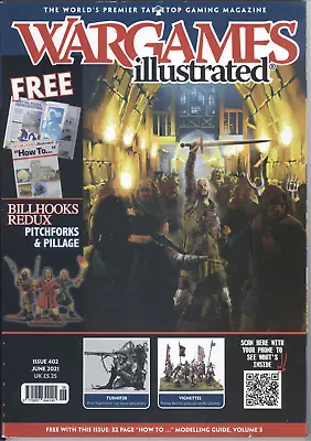 Wargames Illustrated Issue 402 (June 2021) Magazine Rules Miniature Hobby Games • $9.99