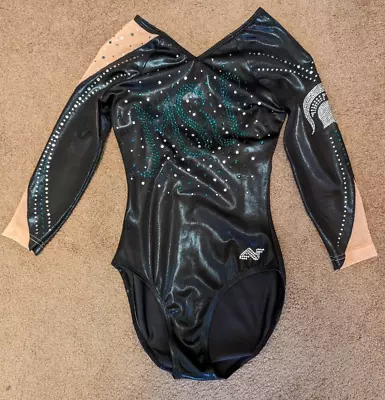 Michigan State University Spartans Big Ten Meet Used Gymnastics Leotard A Large • $150