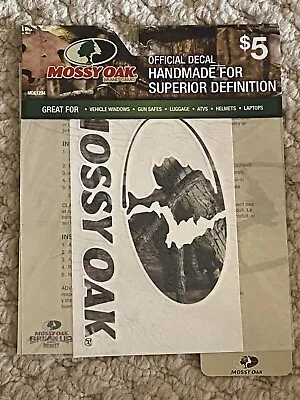 MOSSY OAK CAMO  6  Decal New Free Shipping! • $8