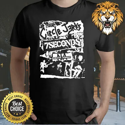 Awesome Circle Jerks 7 Seconds Negative Approach Shirt Q4563 • $22.95