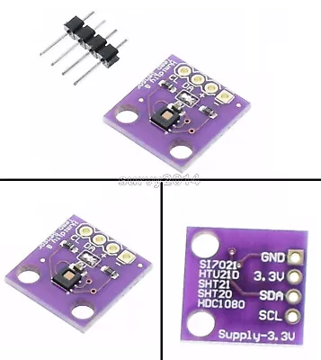 Low Power GY-213V-HDC1080 I2C High Accuracy Digital Humidity Temperature Sensor • $2.65