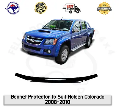 $90.99 • Buy Bonnet Protector Hood Guard Bug Deflector To Suit Holden Colorado RC 2008-2011