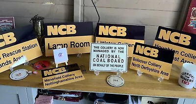 NCB 1947 Nationalisation Colliery  Aluminium Sign (8”x6”) • £14