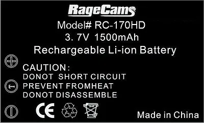£32.77 • Buy 1500MA Battery Long Life For Drift HD170 HD-170 Stealth Mini Hd Camera 1080P