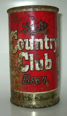 Old GOETZ COUNTRY CLUB  Over 96 Years  FLAT TOP BEER CAN St. Joseph Missouri • $20