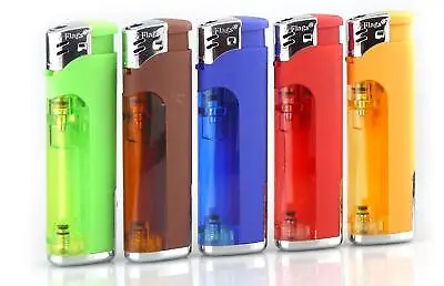 Smoke Mart Refillable Butane Cigarette Lighter With LED Flashlight (Quantity Of • $9.99