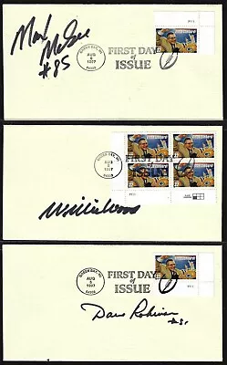 US 1997 MAX McGEE WILLIE WOOD DAVE   ROBINSON AUTOGRAPHS OF THREE HALL OF FAME • $129.99