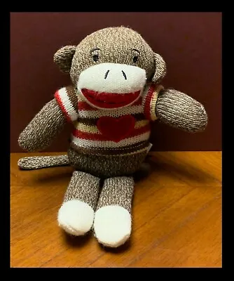 $10.99 • Buy Dan Dees Sock Monkey Plush Doll With Heart On Sweater