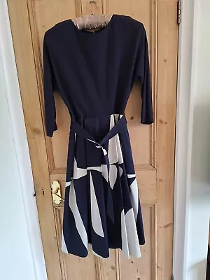 Jasper Conran Navy Dress Size 14. Worn Once To A Wedding • £15