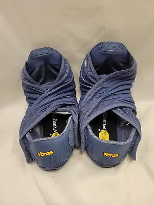 Vibram Blue Furoshiki The Wrapping Sole Wrap Shoe 6 6.5 • $42.50