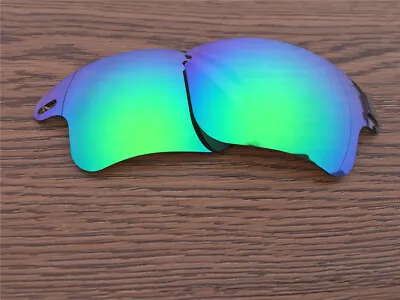 Emerald Green Polarized Replacement Lenses For Oakley Fast Jacket XL • $15