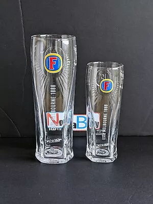 £8.99 • Buy Fosters Beer Glasses Pint And Half Pint Combo Brand New