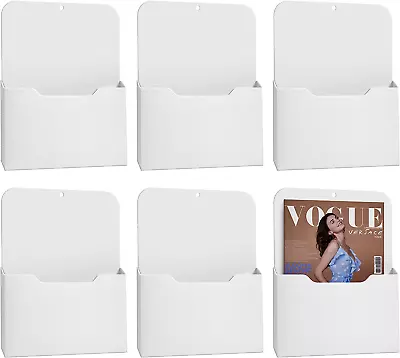 6 Pack Magnetic File Holder For File Cabinets Letter Size Magnetic Paper • $46.99