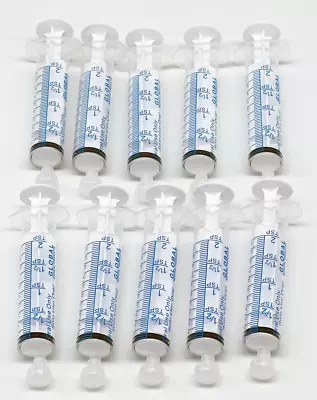 10ml Oral Ultraflo Feeding Syringe - Eccentric Tip - 2 Teaspoon - O-Ring Plunger • $8.99