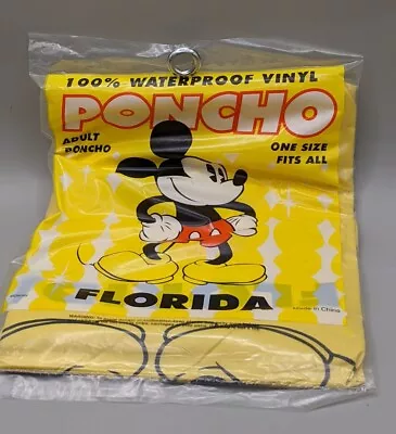 Unopened Disney Florida Adult Size Rain Ponchos Set Of 2 Mickey Mouse & Pooh  • $15.99