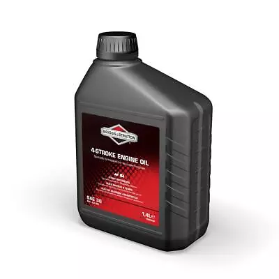 Briggs & Stratton 100006E 4-Stroke Lawn Mower Engine Oil SAE30 1.4 L Black • £16.23