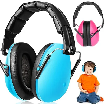 Kids Child Baby Ear Defenders Children Muffs Noise Reduction Earmuffs Protectors • £10.89