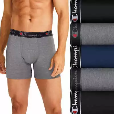 5-pack Champion ELITE Men's Boxer Brief Double Dry Technology With X-Temp™ • $23.99