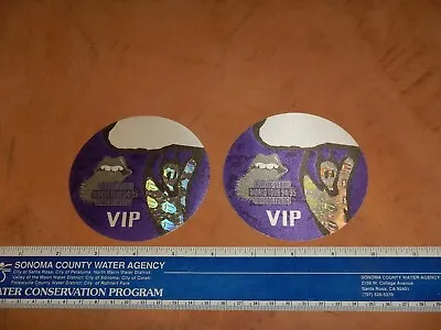  2 Rolling Stones Voodoo Lounge World Tour 1994-95 Vip Pass/ Stickers Purple • $12.99